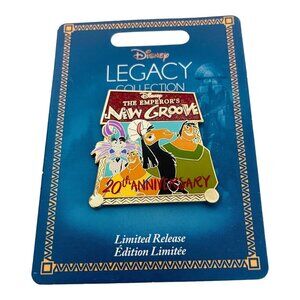 Disney Emperor’s New Groove 20th Anniversary Yuma Kronk Kuzco Pacha Limited Pin